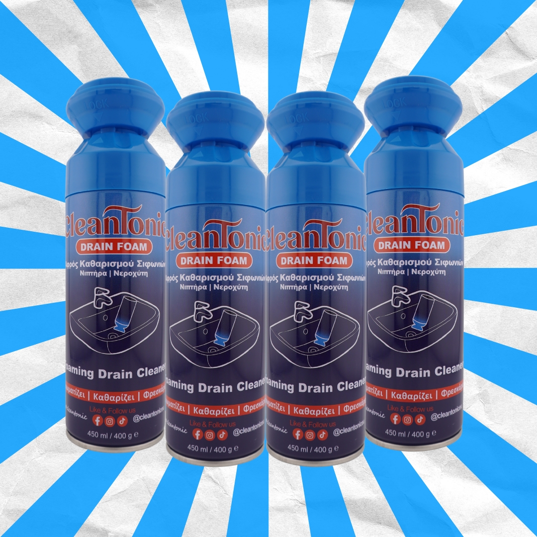 CleanTonic 3+1 безплатно – Почистваща пяна за канали CleanTonic 3+1 безплатно – Почистваща пяна за канали