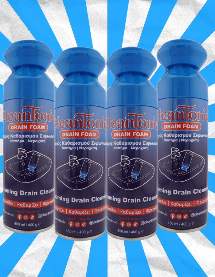 CleanTonic 3+1 безплатно – Почистваща пяна за канали